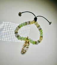 Load image into Gallery viewer, ✨ Adjustable beautifully Handcrafted Bracelet with Crystal Pendant
