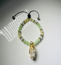Load image into Gallery viewer, ✨ Adjustable beautifully Handcrafted Bracelet with Crystal Pendant
