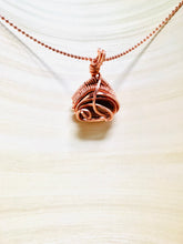 Load image into Gallery viewer, Copper Wrapped Brown Jasper Pyramid
